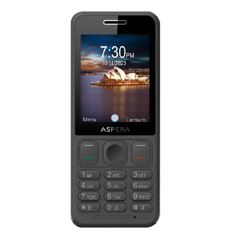 Aspera F48 2.4" 128MB Keypad Phone - Grey 11901304213