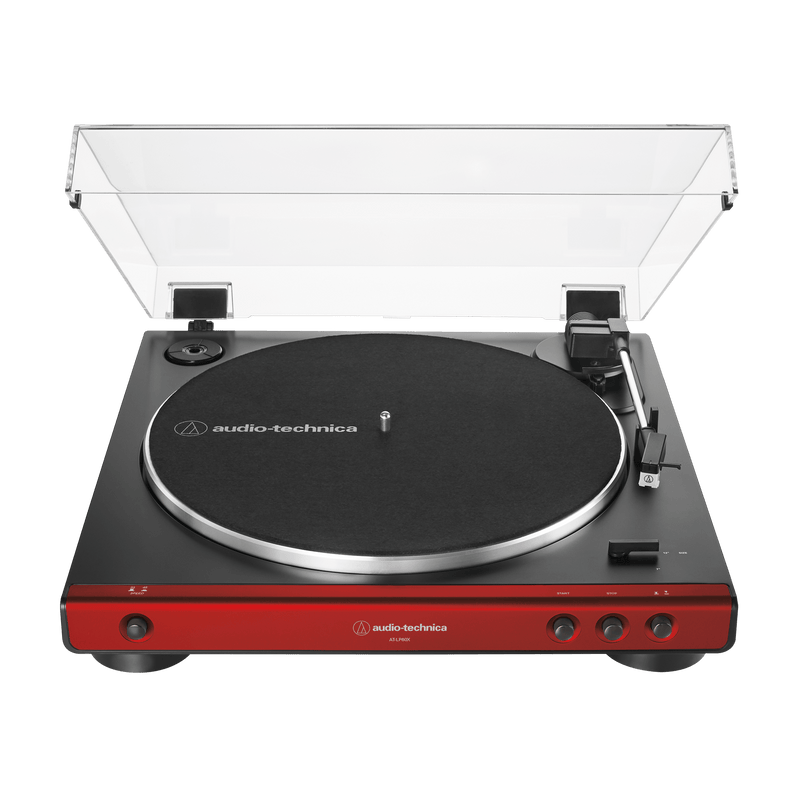 Audio Technica Turntable 33/45 Rpm Belt Drive Red LP60XRD