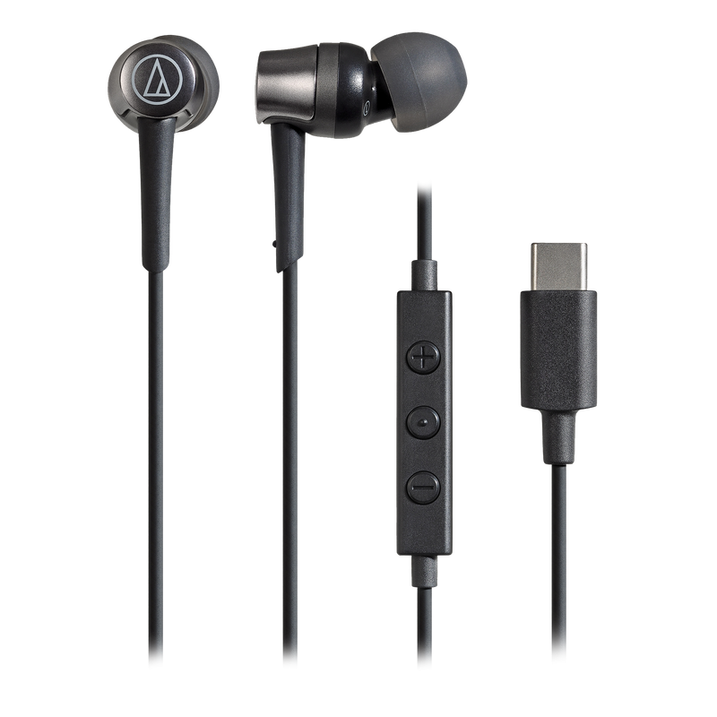 Audio Technica USB-C In Ear Headphones Black ATH-CKD3C BK