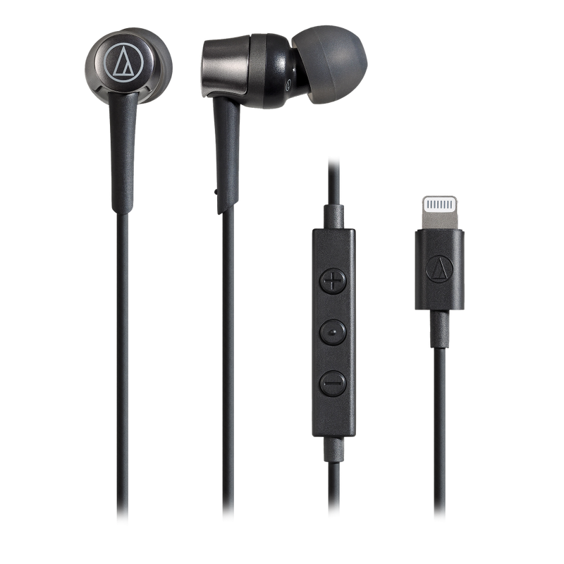 Audio Technica Lightning In Ear Headphones ATH-CKD3Li BK