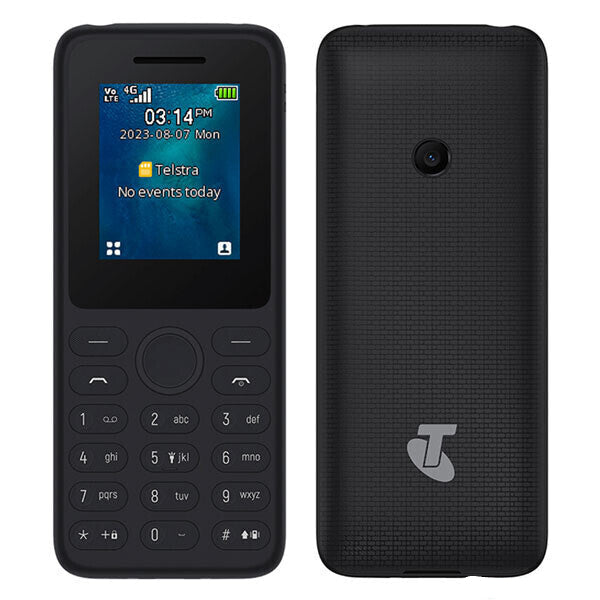 Telstra Prepaid T Lite 4G Blue Tick Black TE059