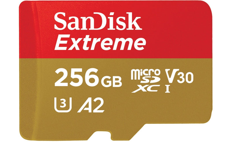 Sandisk 256GB Extreme MicroSD SDSQXAV256GGN6MA