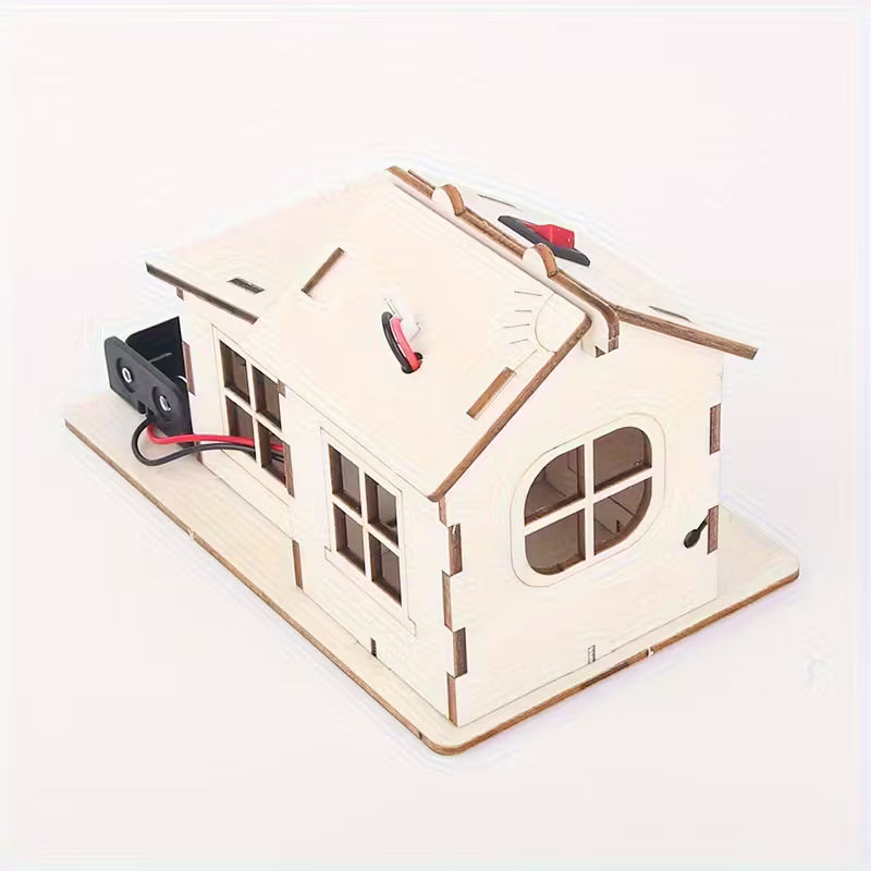 Wooden Kit - 3D Cabin With Light WL7054910