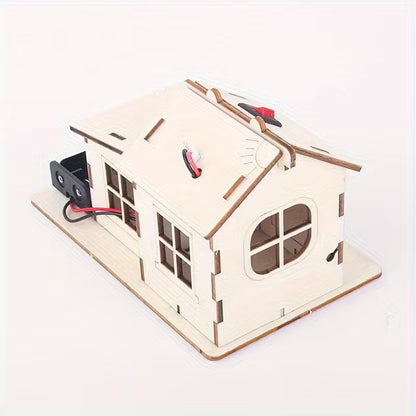 Wooden Kit - 3D Cabin With Light WL7054910