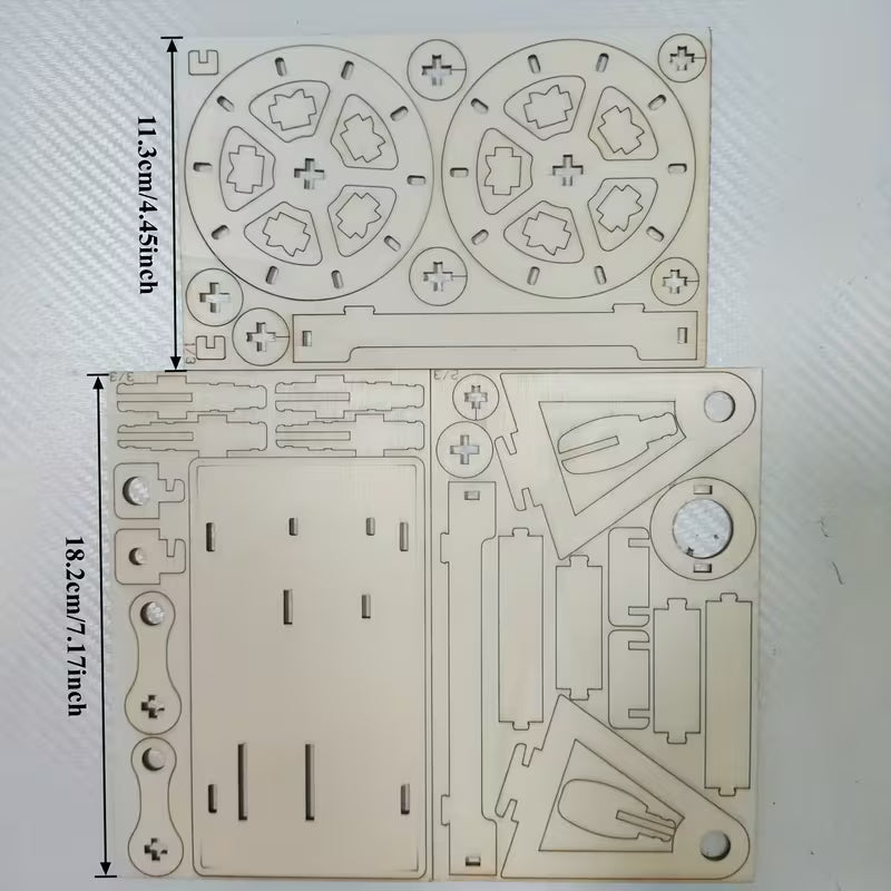 Wooden Kit - Hand Cranked Generator WL7182068