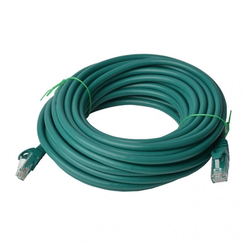 Network Cable Patch Cat6a Green 30m CB8W-PL6A-30GRN