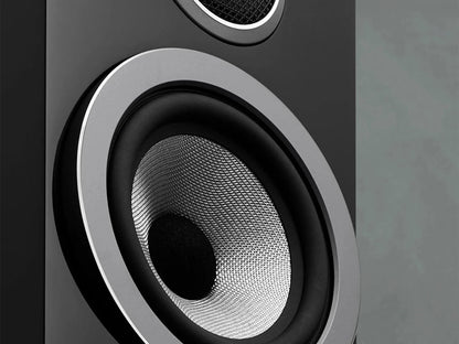 Bowers & Wilkins 705 S3 2-Way Bookshelf Speaker Black Pair 705S3B