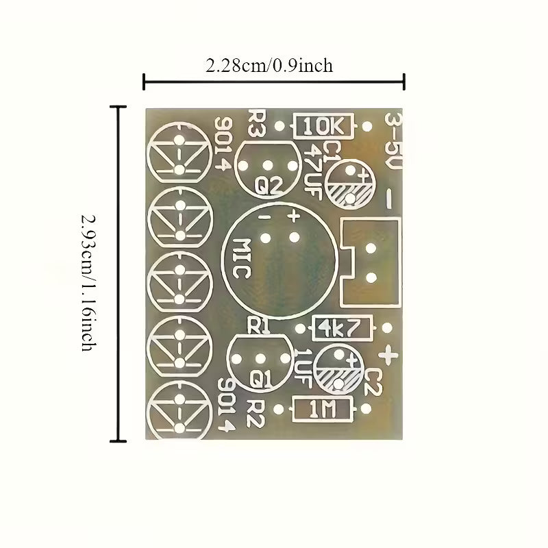 Kit Sound Controlled Led Melody Light Module Usb Power Solder Components TV3039863