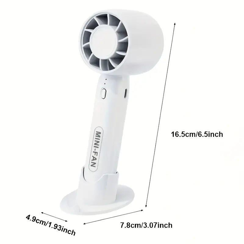 Fan Rechargeable Mini Handheld/desk 3 Speed Blue AF5556223/BL