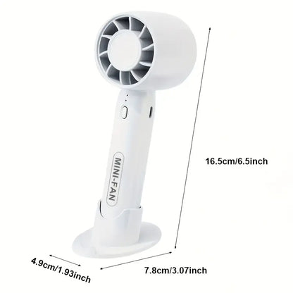 Fan Rechargeable Mini Handheld/desk 3 Speed Blue AF5556223/BL