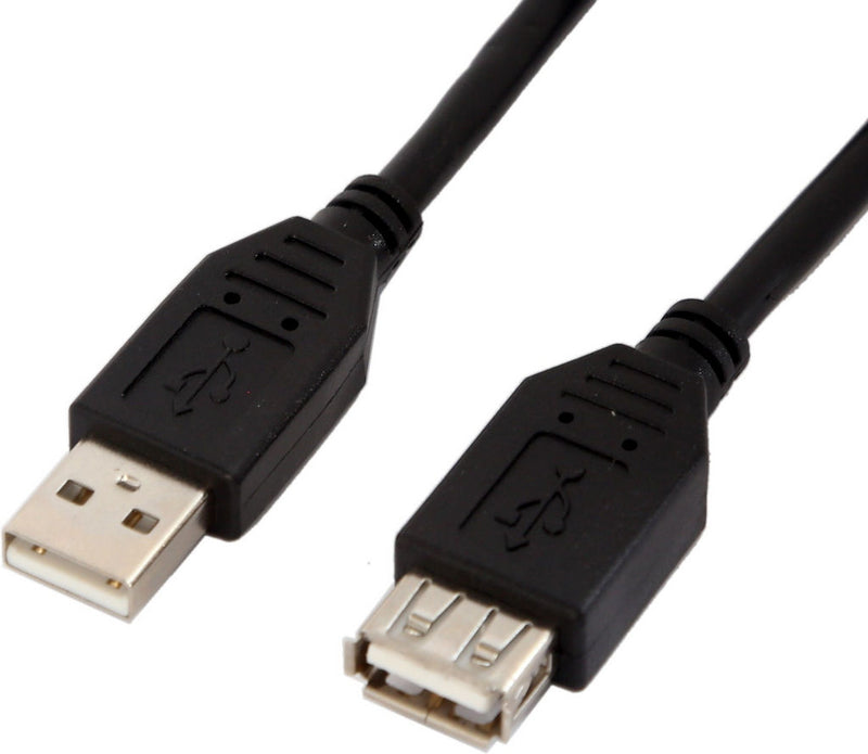 USB 2.0 Male To USB 2.0 Female Extension Cable 3m CL902BK