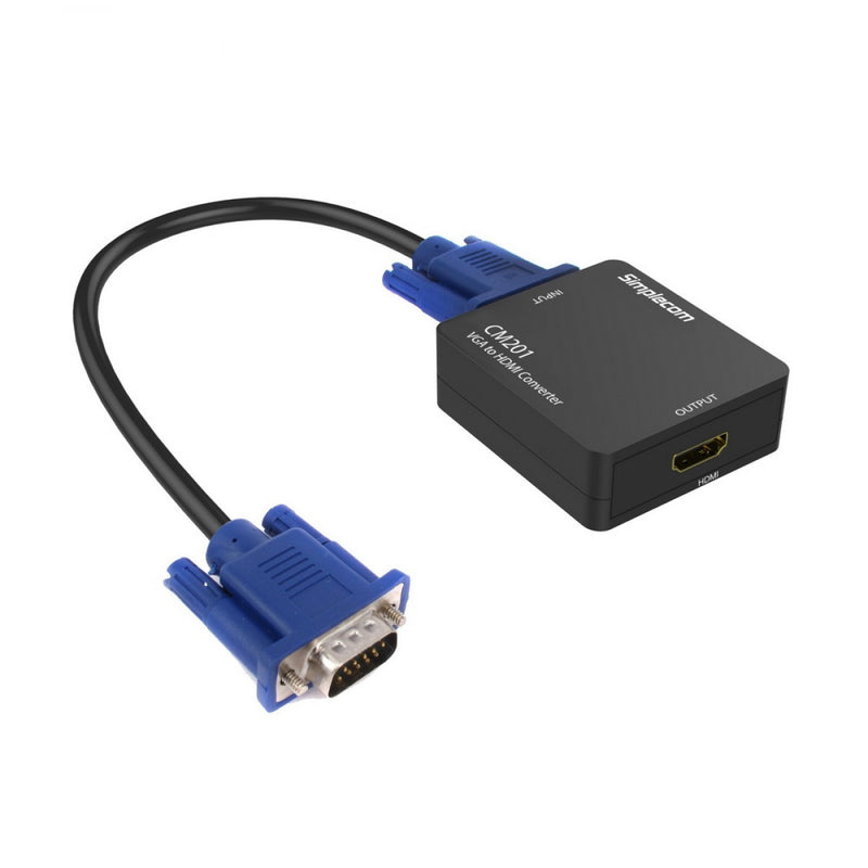 Simplecom Vga To Hdmi 1080p Converter With Audio CBSI-CM201