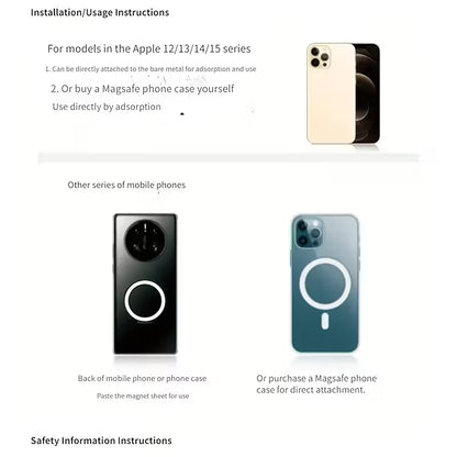 Phone Holder Magnetic 360° Rotation Adjustable Stand Suction BT1273640