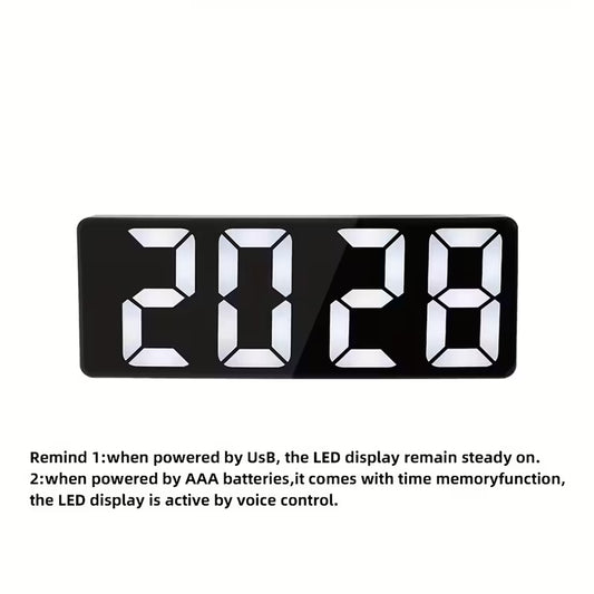 Clock Digital Led Alarm 12/24h Usb Pwd Black Qd1090732/b