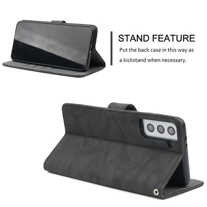 Samsung S24fE Flip Wallet Card Slot Protective Case Black UC583176