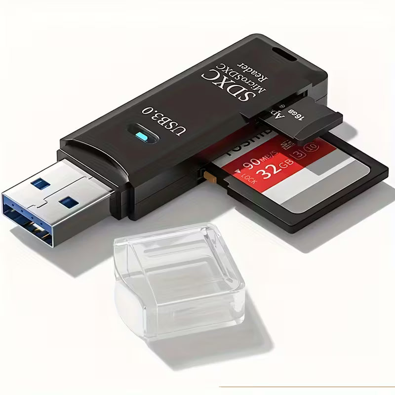 Card Reader 2-in-1 Sd Card Reader To USB 2 Adapter. SD/MSD VD28725