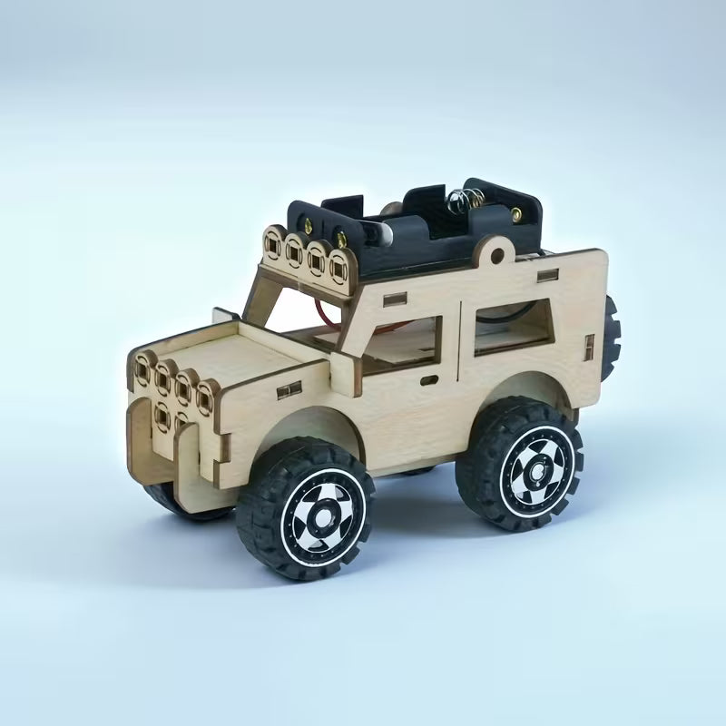 Wooden Kit - 3D Mini 4WD Battery Operated AV7609949