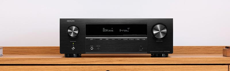 Denon 7.2ch Cinema Receiver HDMI 2.1 8k HEOS AVR-X1800H