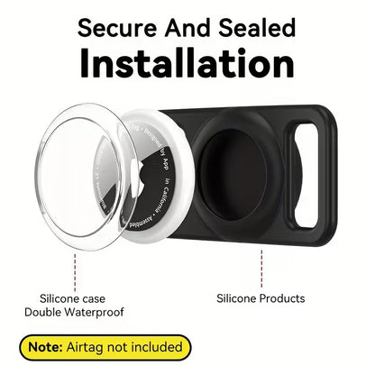 Airtag Holder For Dog Collar Silicone Waterproof VU2904197