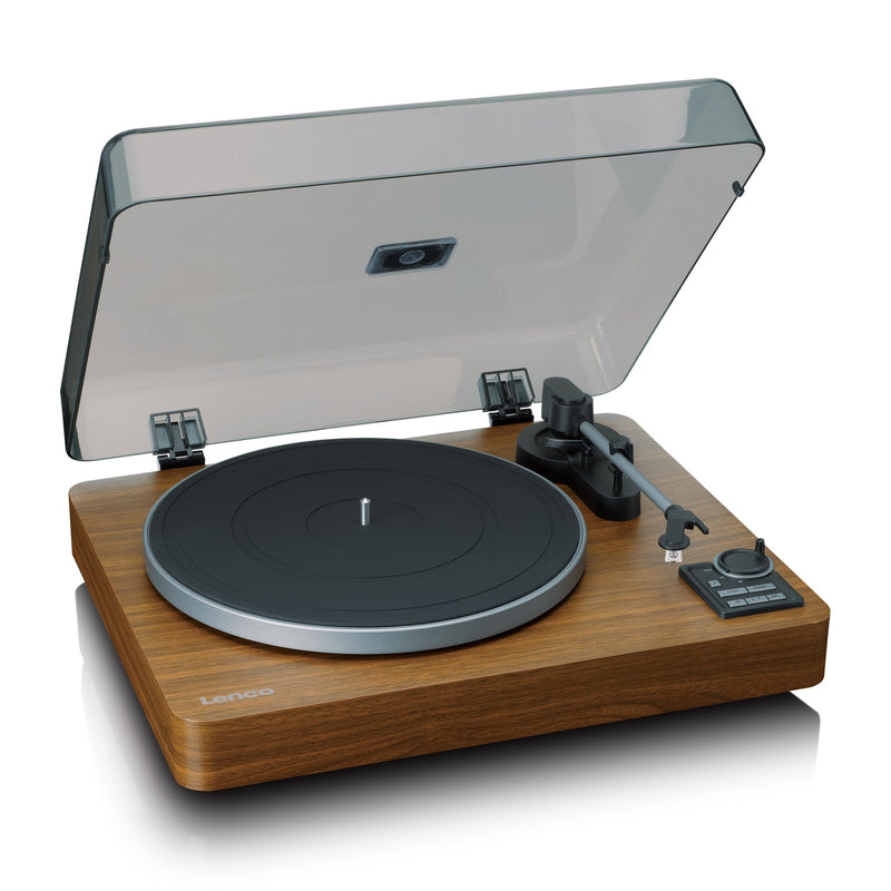 Lenco Turntable Full Auto Bluetooth Switchable Pre-amp Wood LBTA-165WD