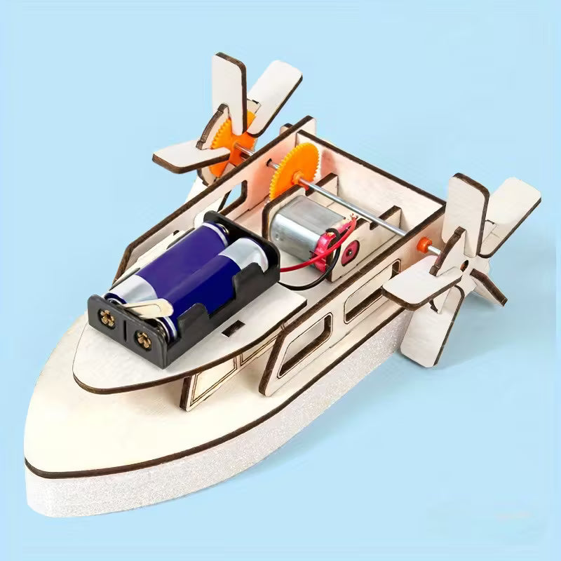 Wooden Kit - 3D Paddle Boat JC4502874