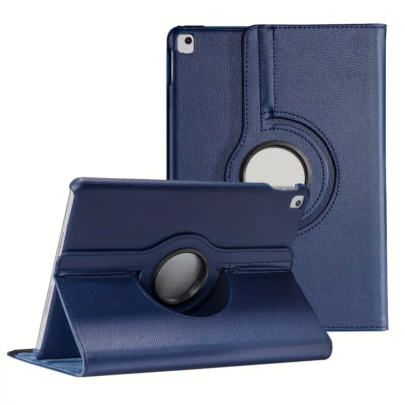 Apple iPad Case 10.2" 360 Degree Rotating Multi-angle Viewing Folio Case Dark Blue RN35281