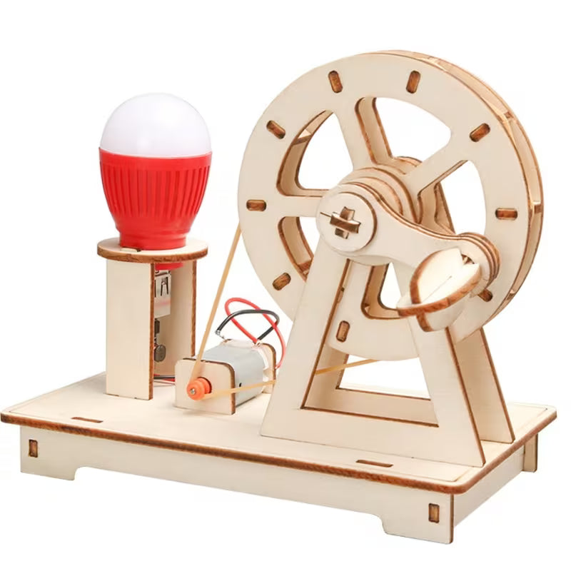 Wooden Kit - Hand Cranked Generator WL7182068