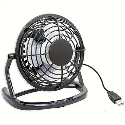 Fan Usb Desk With 360 Adjustable Settings - Black WQ2092385
