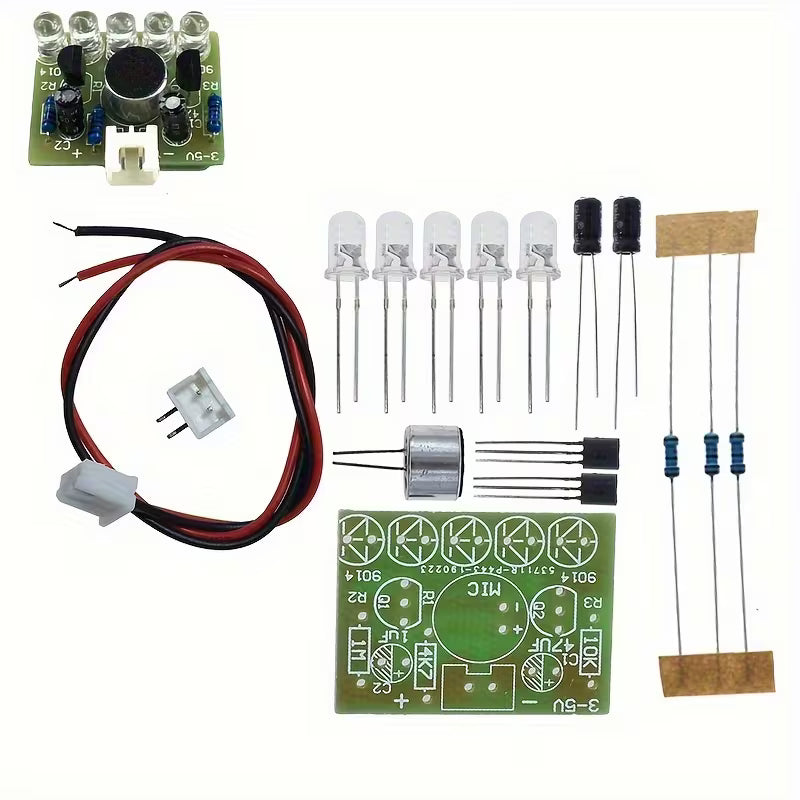 Kit Sound Controlled Led Melody Light Module Usb Power Solder Components TV3039863