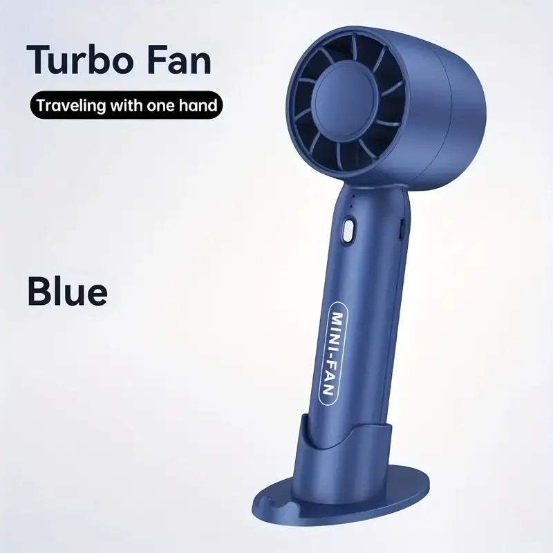 Fan Rechargeable Mini Handheld/desk 3 Speed Blue AF5556223/BL