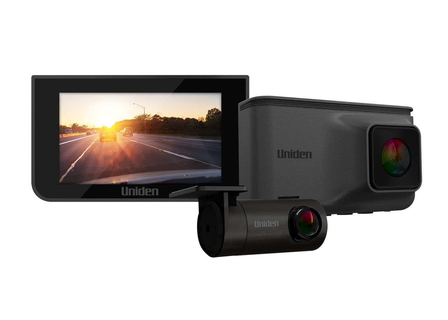 Uniden Dash Cam 2K 3IN LCD + Rear Cam 1080p IGOCAM45R