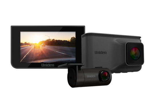Uniden Dash Cam 2K 3IN LCD + Rear Cam 1080p IGOCAM45R