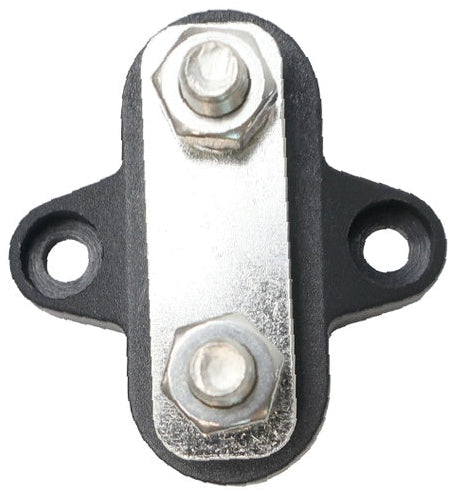 Power Distribution Post 2xm6 Stainless Steel Bridged Black ALVS62B