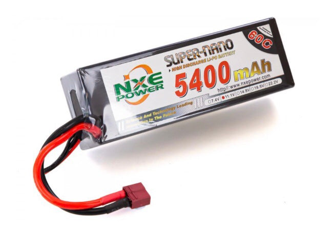 NXE Lipo 11.1v 5200mah 3s 5400HC603SDEAN