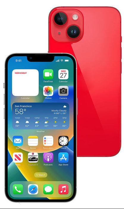 Apple iPhone 14 256GB Red Refurbished IPH14256REDB