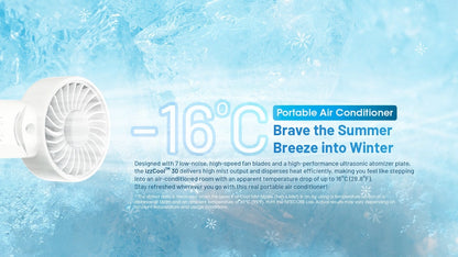 Nitecore Handheld Air Conditioner Fan Rechargeable IZZCOOL30