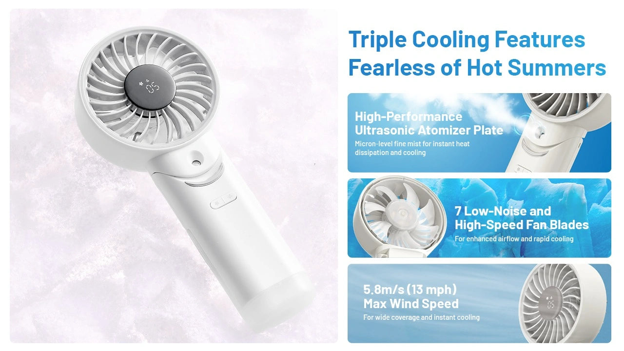 Nitecore Handheld Air Conditioner Fan Rechargeable IZZCOOL30