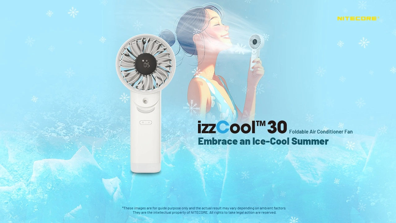 Nitecore Handheld Air Conditioner Fan Rechargeable IZZCOOL30