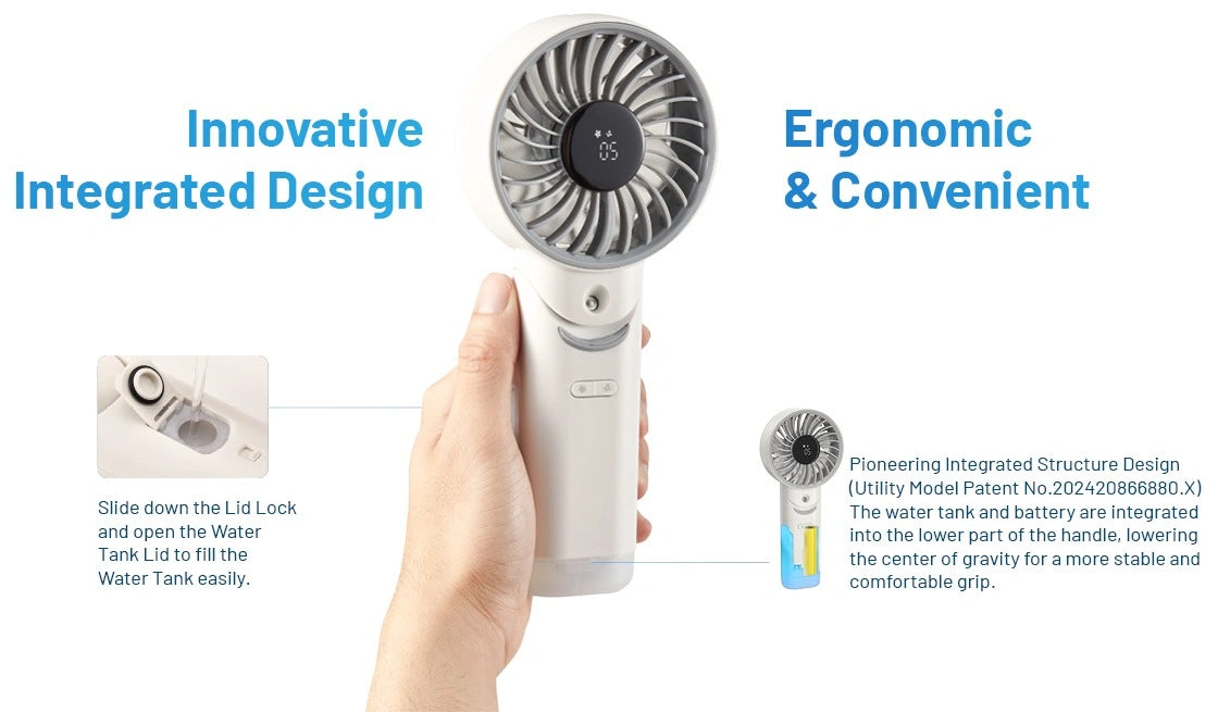 Nitecore Handheld Air Conditioner Fan Rechargeable IZZCOOL30