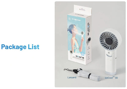 Nitecore Handheld Air Conditioner Fan Rechargeable IZZCOOL30