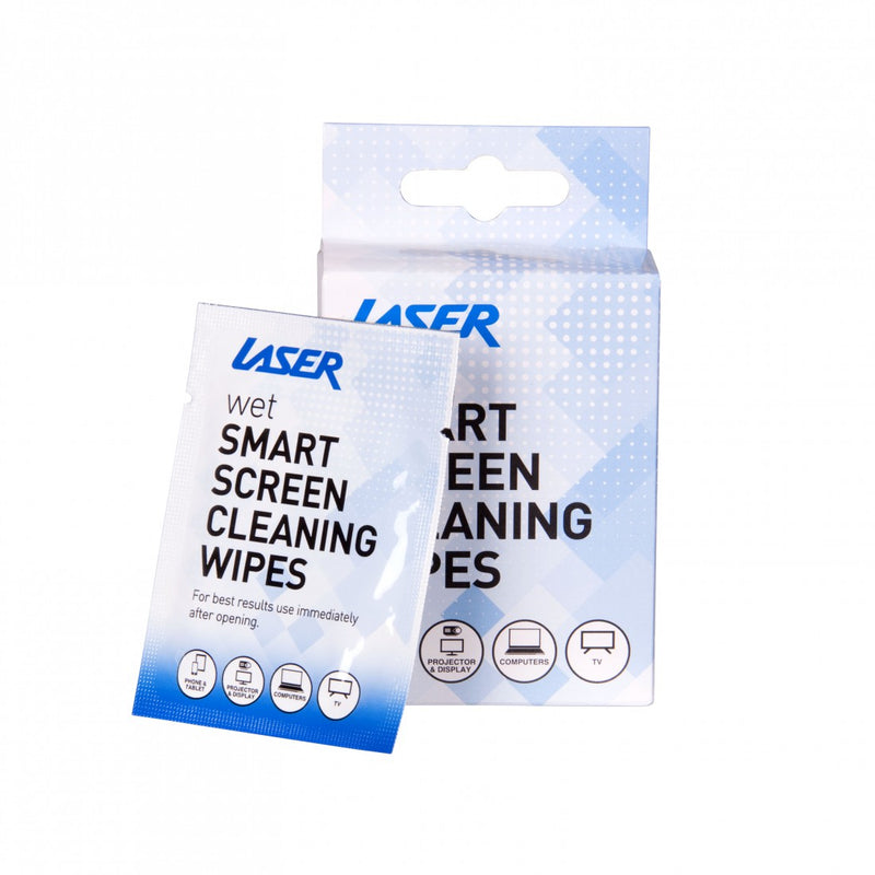 LASER Clean Smart Screen Wipes 10-Pack For Electronics CL-1818G