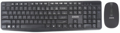 LASER Multimedia Wireless Keyboard And Mouse Combo KBX-WKBMCOM-L