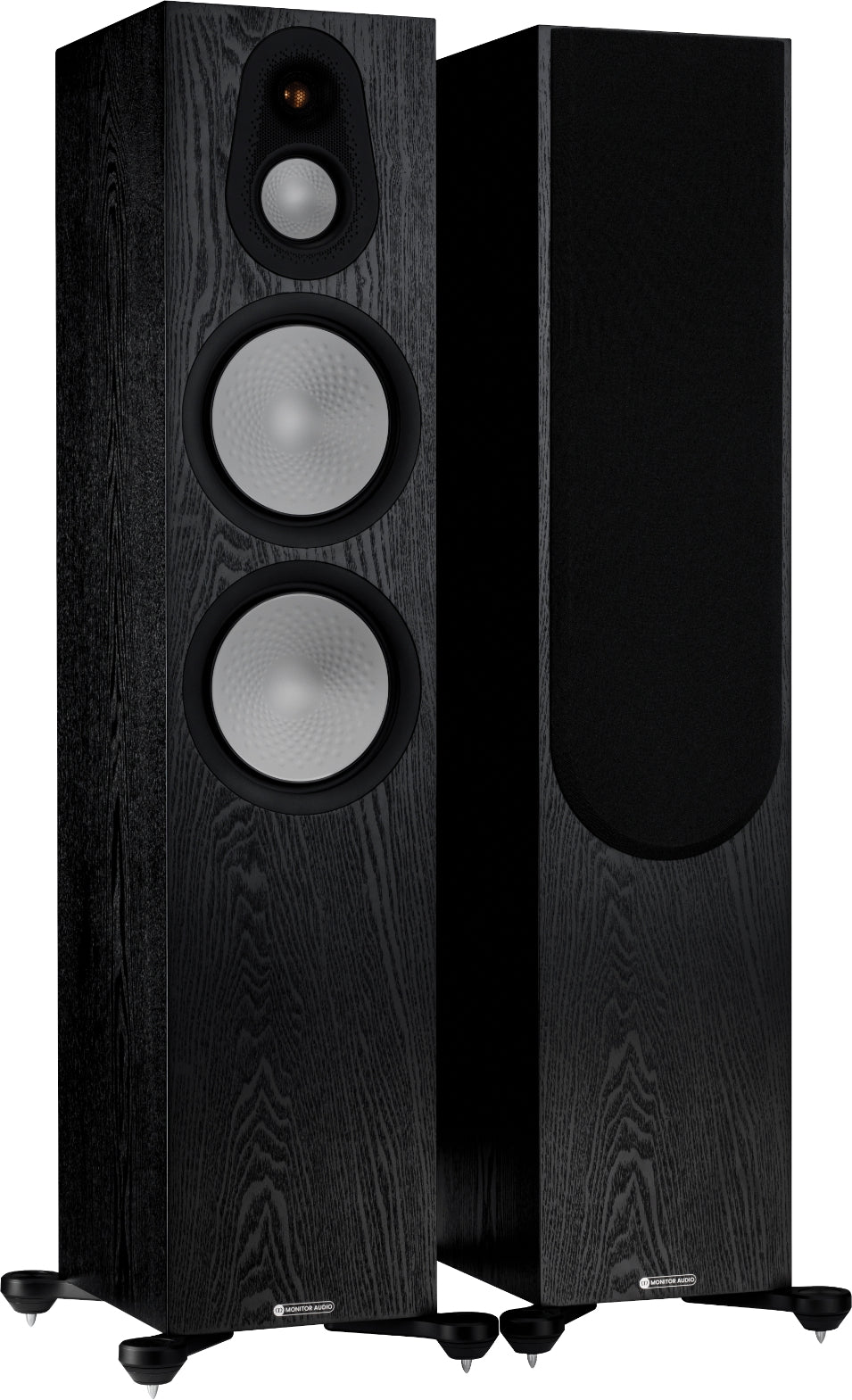 Monitor Audio Silver 500 (7g) Floorstanding Speakers Black Oak MON-S500XX-7G-SPK-BLO