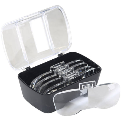 Headband Magnifier LED Interchangeable Lens MG81001-H