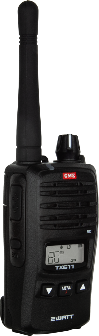 GME 2 Watt UHF CB Handheld Radio - Quad Pack TX677QP