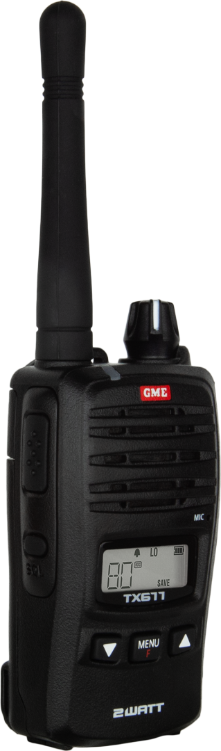 GME 2 Watt UHF CB Handheld Radio TX677