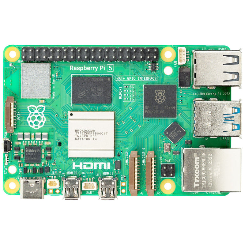 Raspberry Pi 5 8GB BCM2712 Arm Cortex-a76 8Gb Ram MicroSD WIFI HDMI Power Button RPI5-8GB-SINGLE 4256000