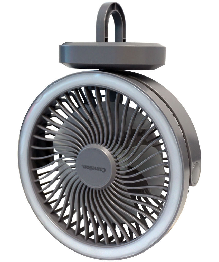 Fan LED Light 3 Speed 200 Lumens Portable Rechargeable REF-005