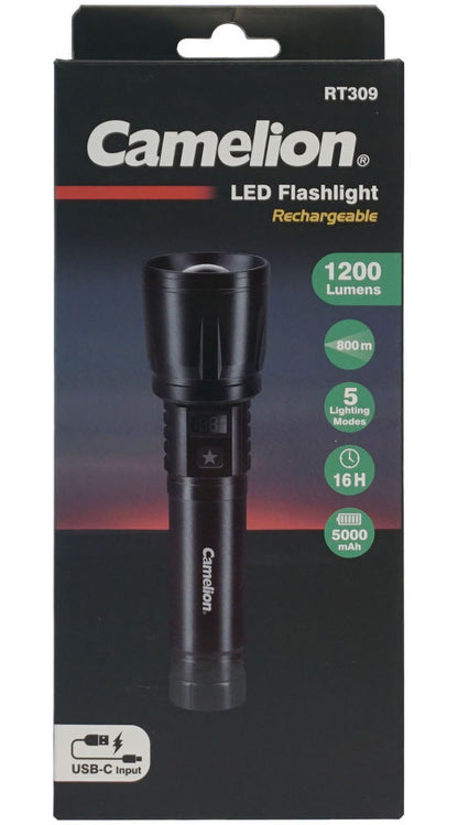 Torch Camelion 20w 1200 Lumens Rechargeable RT309
