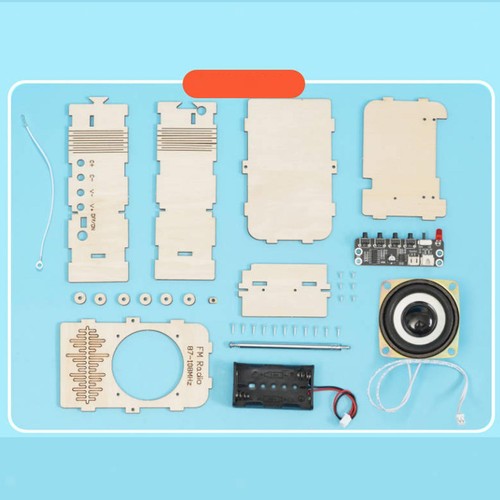 Wooden Kit - 3D Fm Radio Model FE7198232